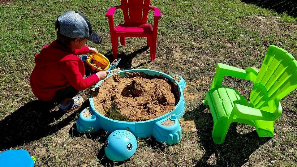 Playground time can have a lot of fun