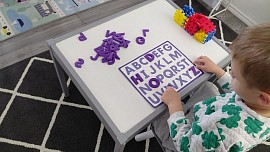 Studying letters through the game